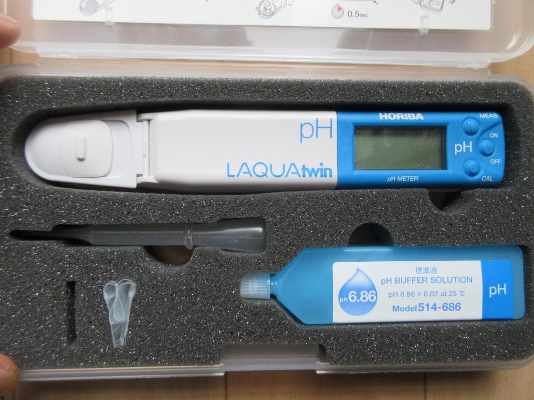 小型　pH計測器　　HORIBA　堀場製作所
