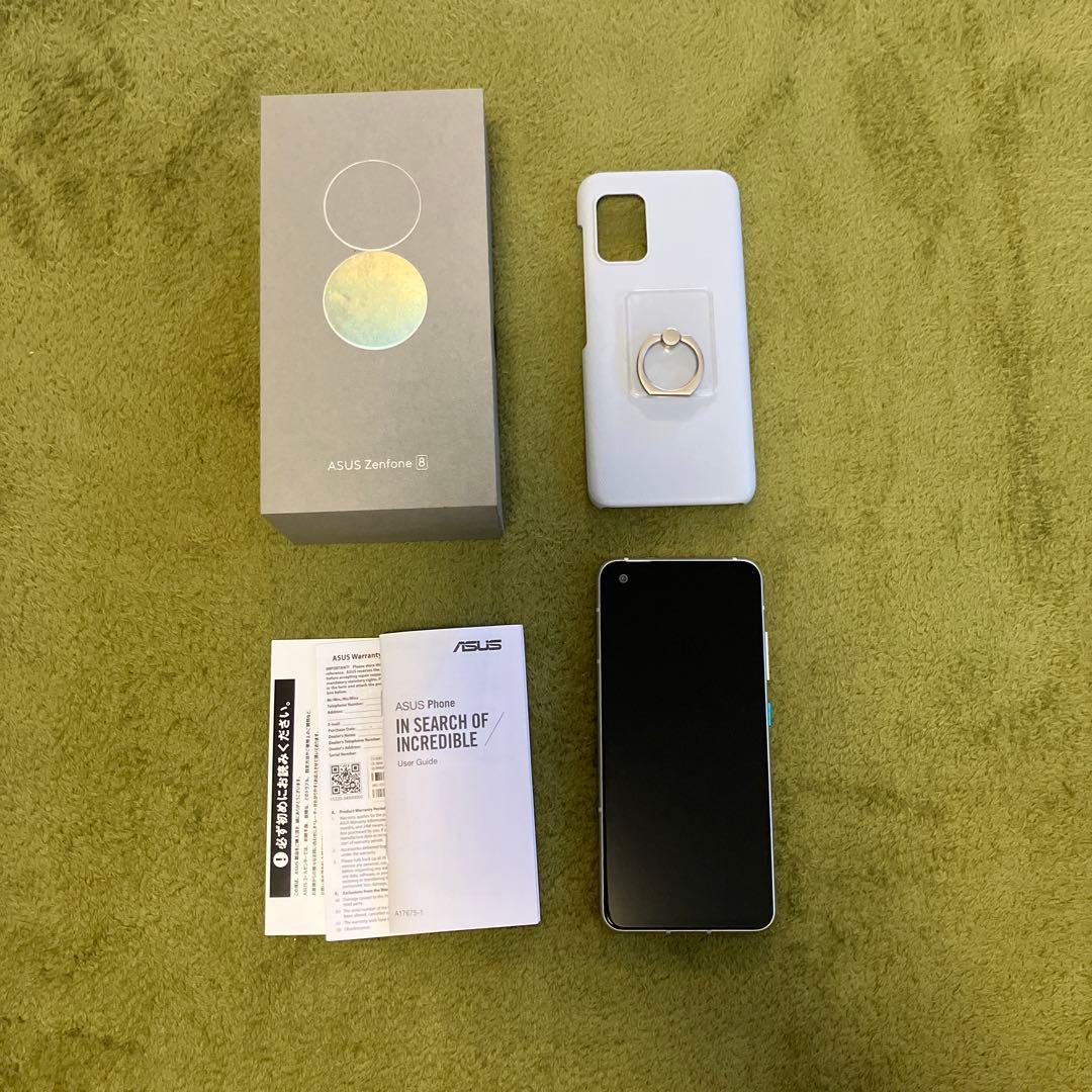 ASUS Zenfone 8 256GB 本体 美品 箱・説明書・ケース付