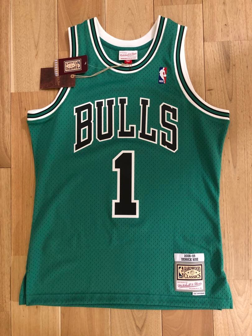 【未使用タグ付き】デリックローズ　mitchell&ness ユニフォーム