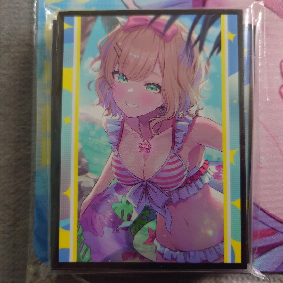 α1 ぶいすぽっ！ 水着&浮き輪 胡桃のあ スリーブ&プレイマット