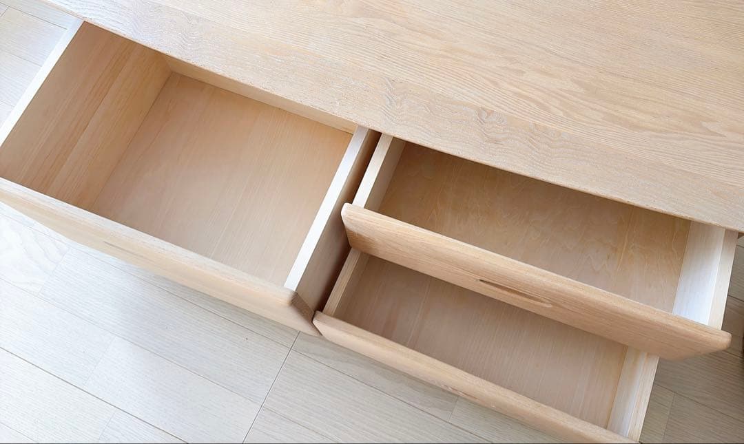 旭川家具 チェスト ローチェスト 木製 引き出し3つ