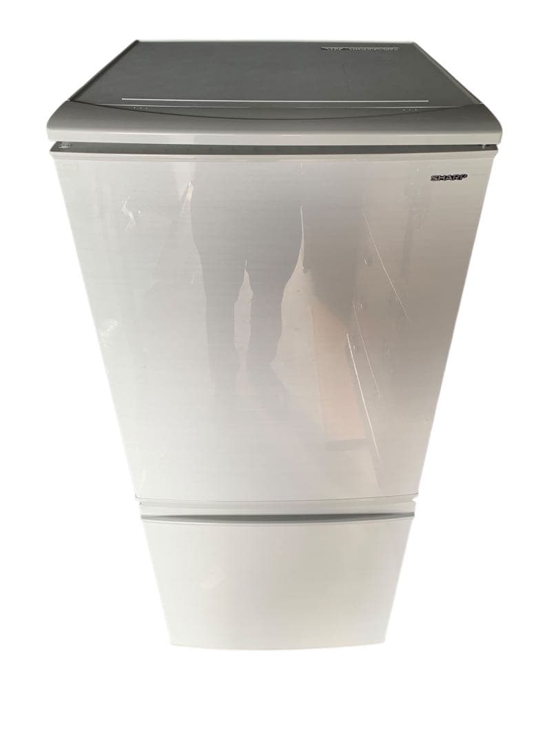 シャープ 2ドア冷凍冷蔵庫 SJ-D14D-W 2018年製 大阪配送