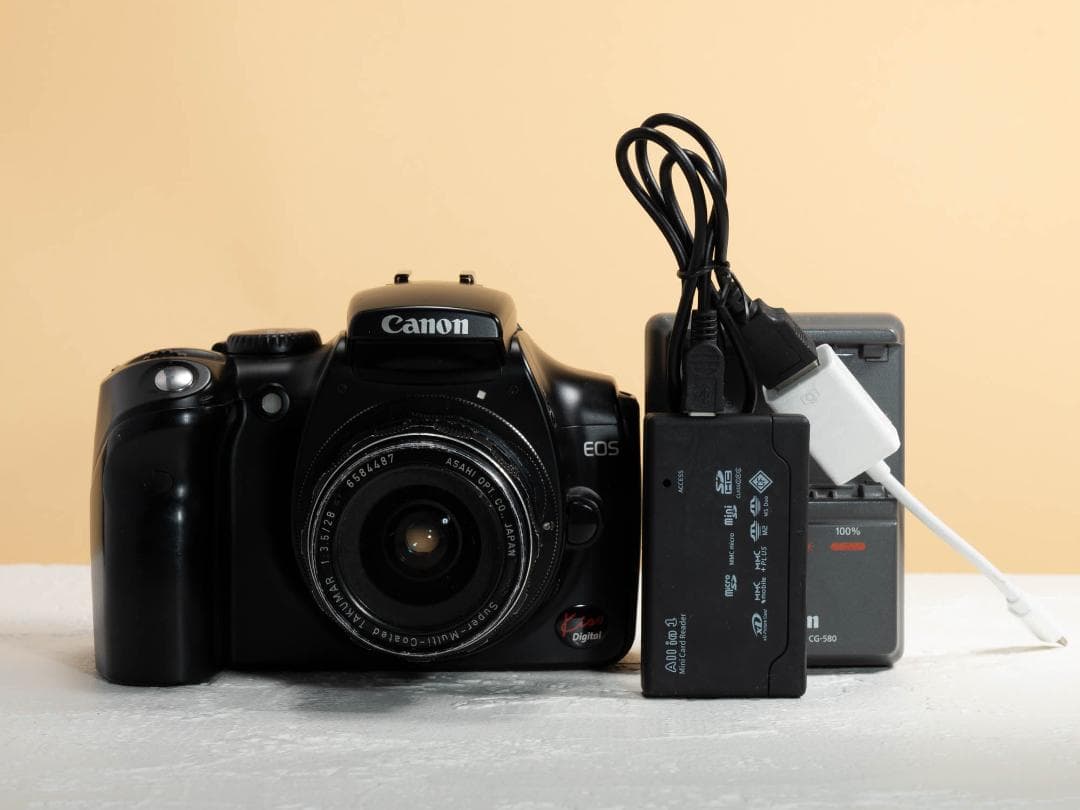 スマホ転送OK！Canon EOS kiss Digital レンズキット