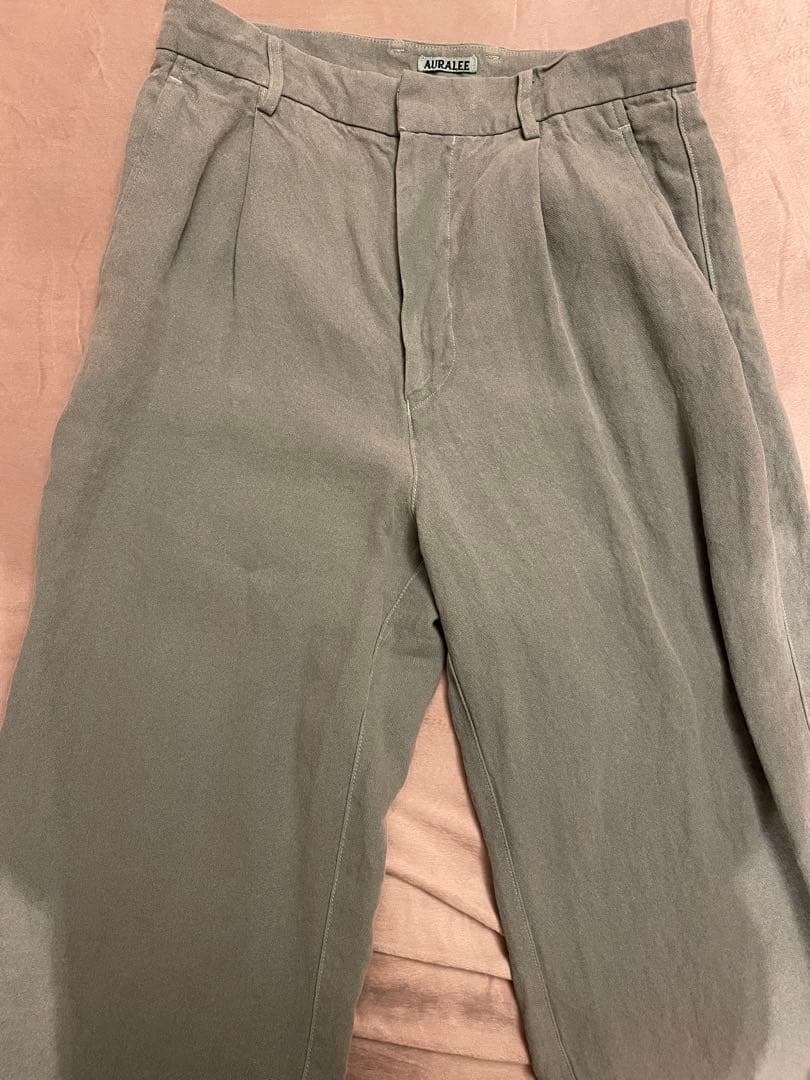 【常田大希着】22ss AURALEE WASHI DUCK SLACKS 3