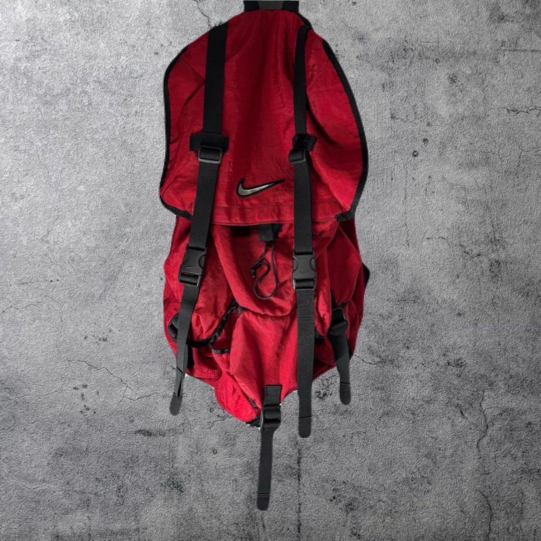 銀タグ 90s OLD NIKE パラシュートバックパック リュック アーカイブ