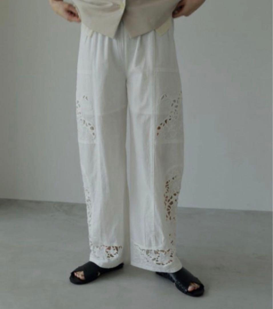 パンツ Anuke Cutwork Lace Pants 36