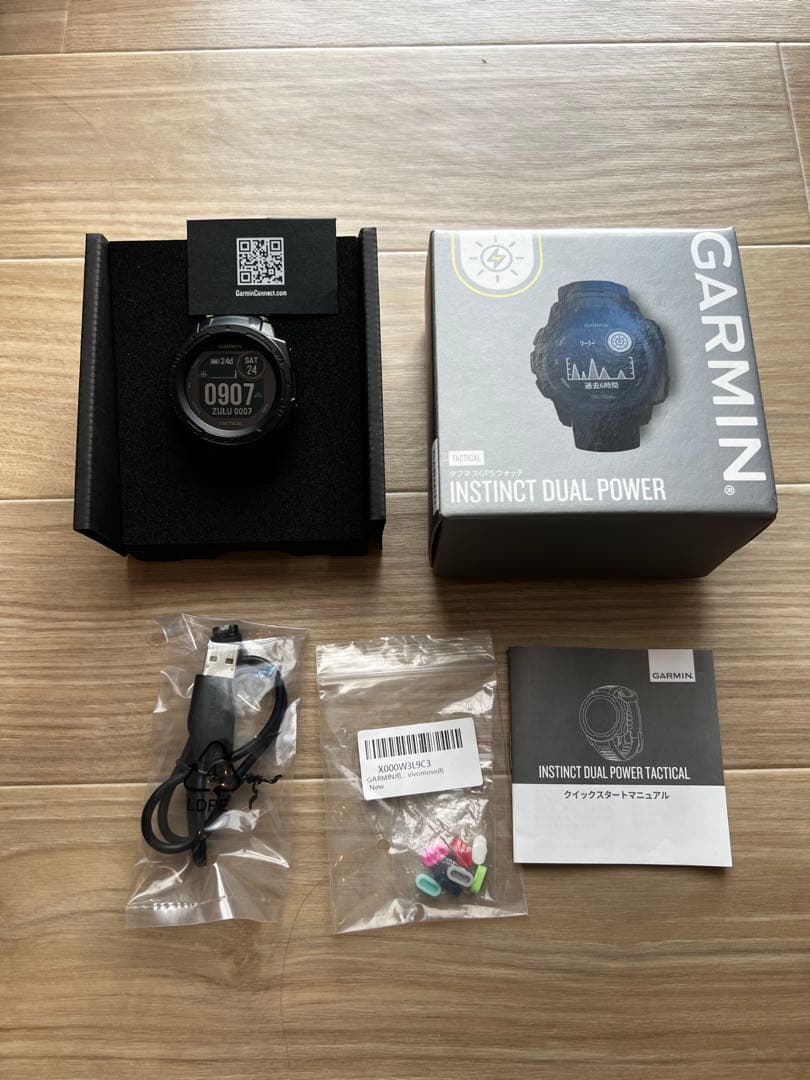 【美品】ガーミン Instinct Dual Power タクティカル 完備
