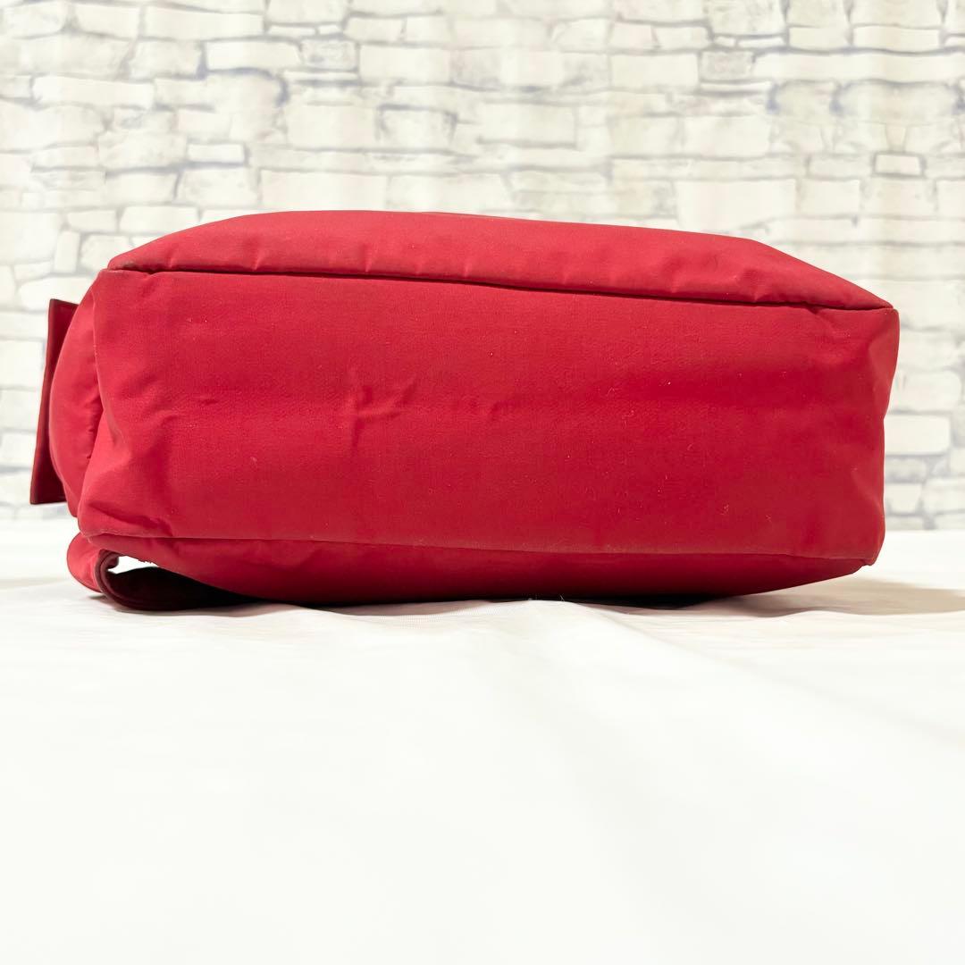 希少カラー✨プラダスポーツ・ボディバッグ ショルダーバッグ斜め掛け 赤 カード付