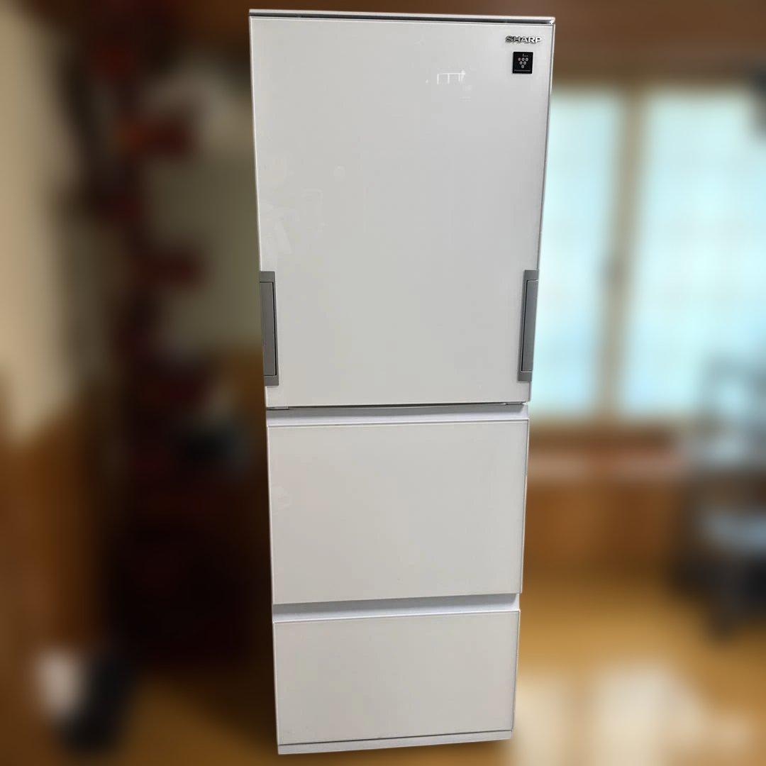 【送料込み】SHARP ノンフロン冷凍冷蔵庫 SJ-GW35F-W 2020年製