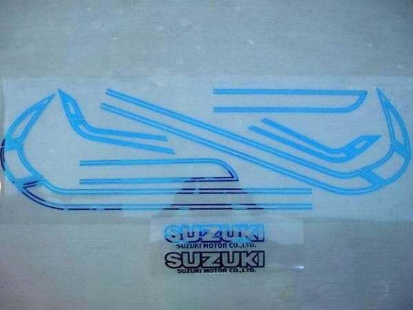 GS400★E2ライン★青メッキ★（GSX250E/GSX400E/GT380)