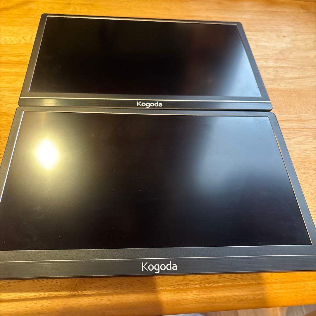 Kogoda モバイルモニター13.3インチ ポータブルモニター ２枚セット