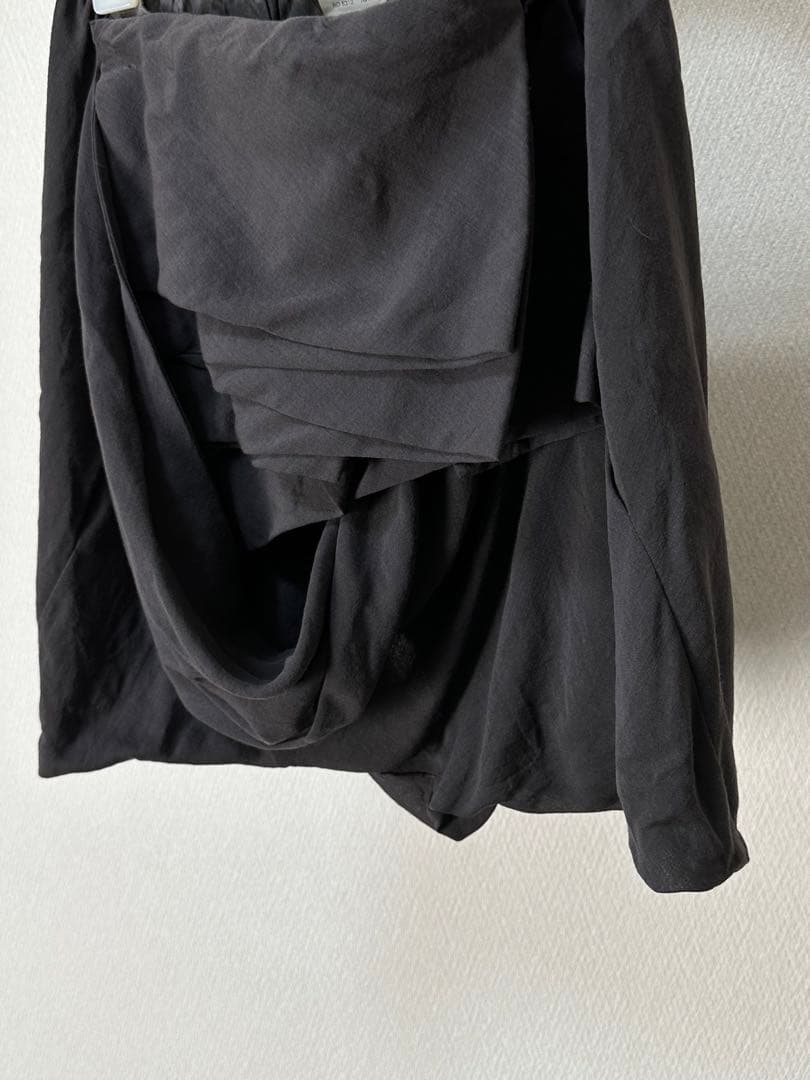 リックオウエンス 変形ウエストパーツ付き ショートパンツ