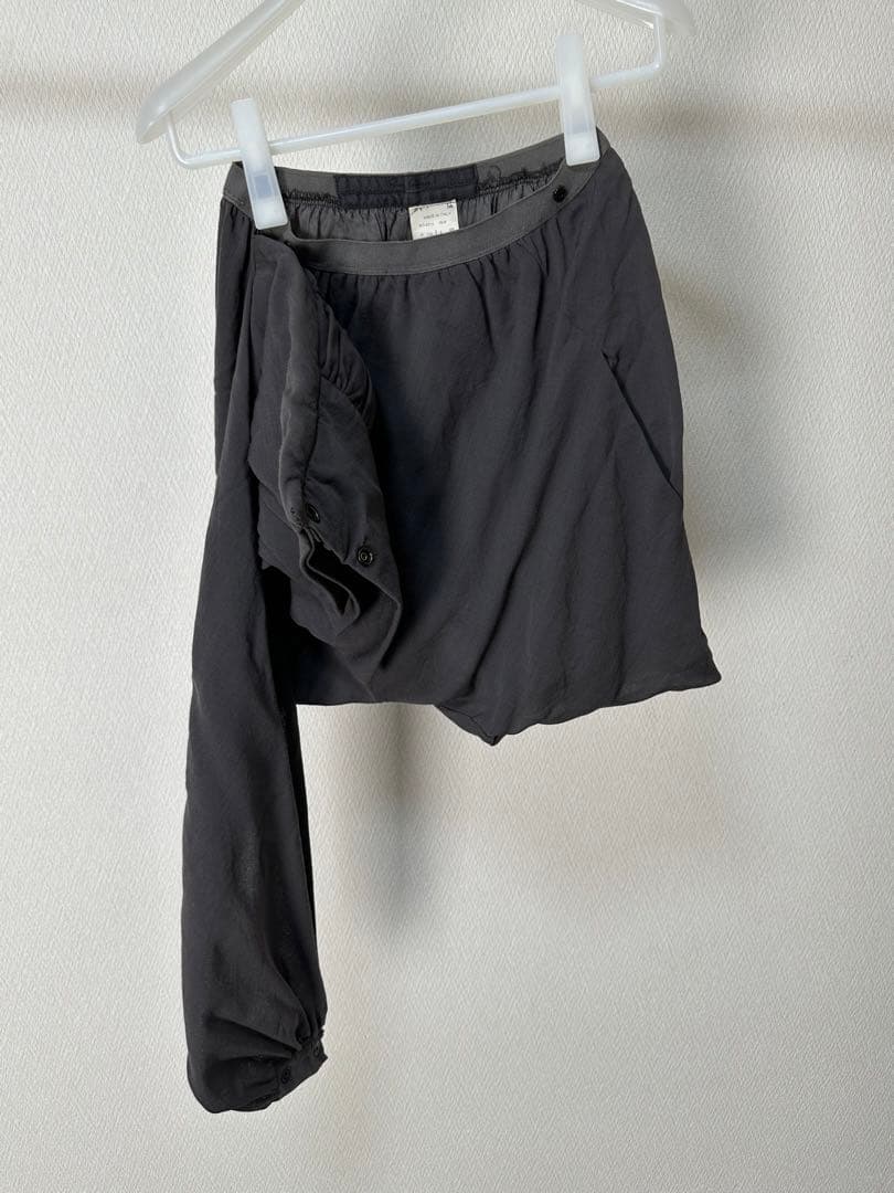 リックオウエンス 変形ウエストパーツ付き ショートパンツ