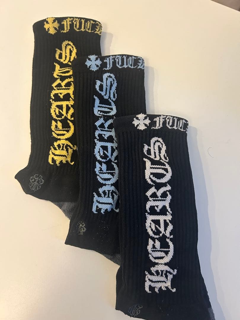 CHROME HEARTS socks３点SET。