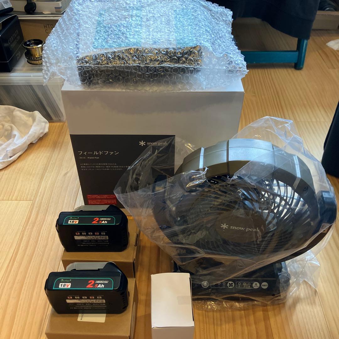 新品　未使用　スノーピーク　フィールドファン　マキタ　18V