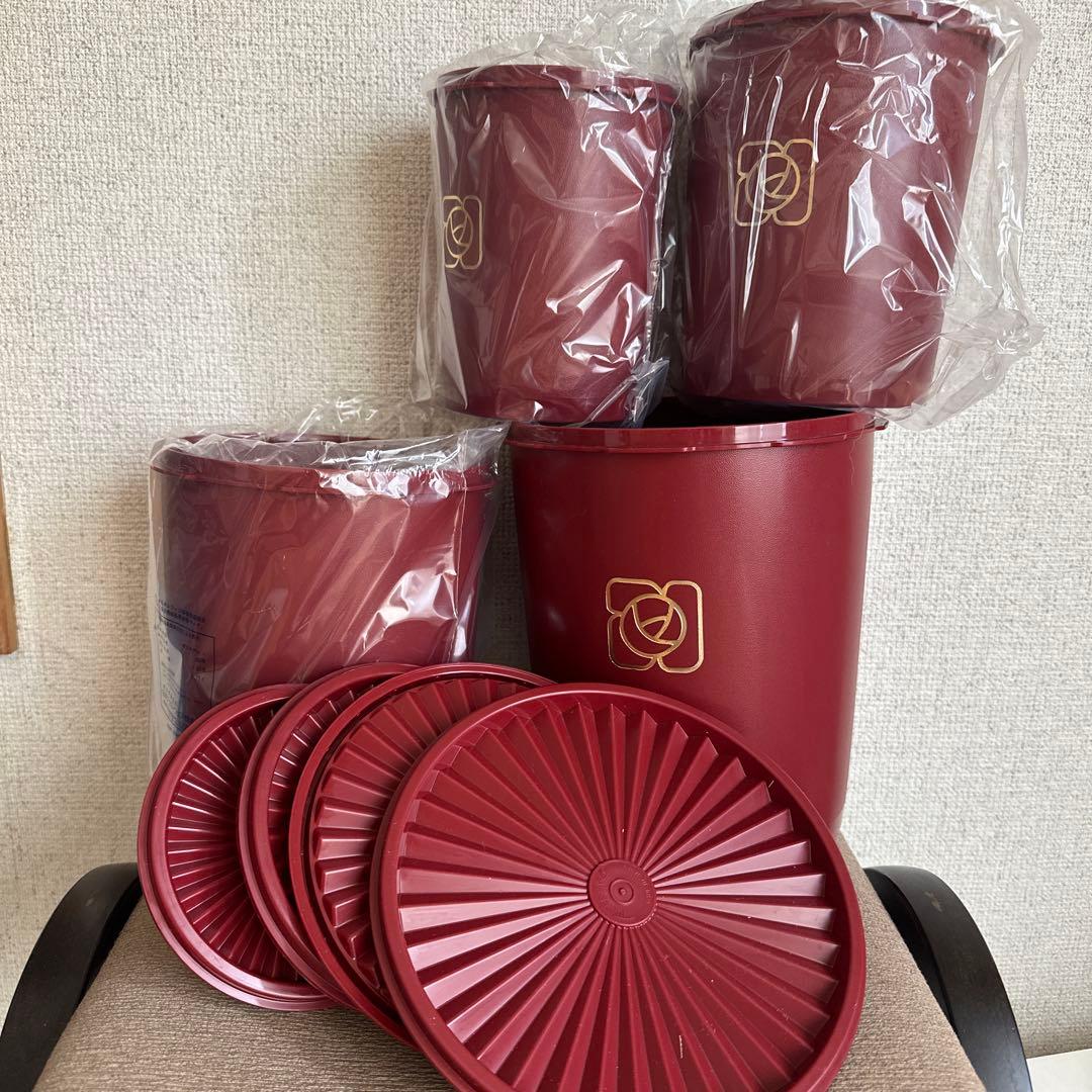 【新品未使用】タッパーウェア マキシデコレーター 4個セット