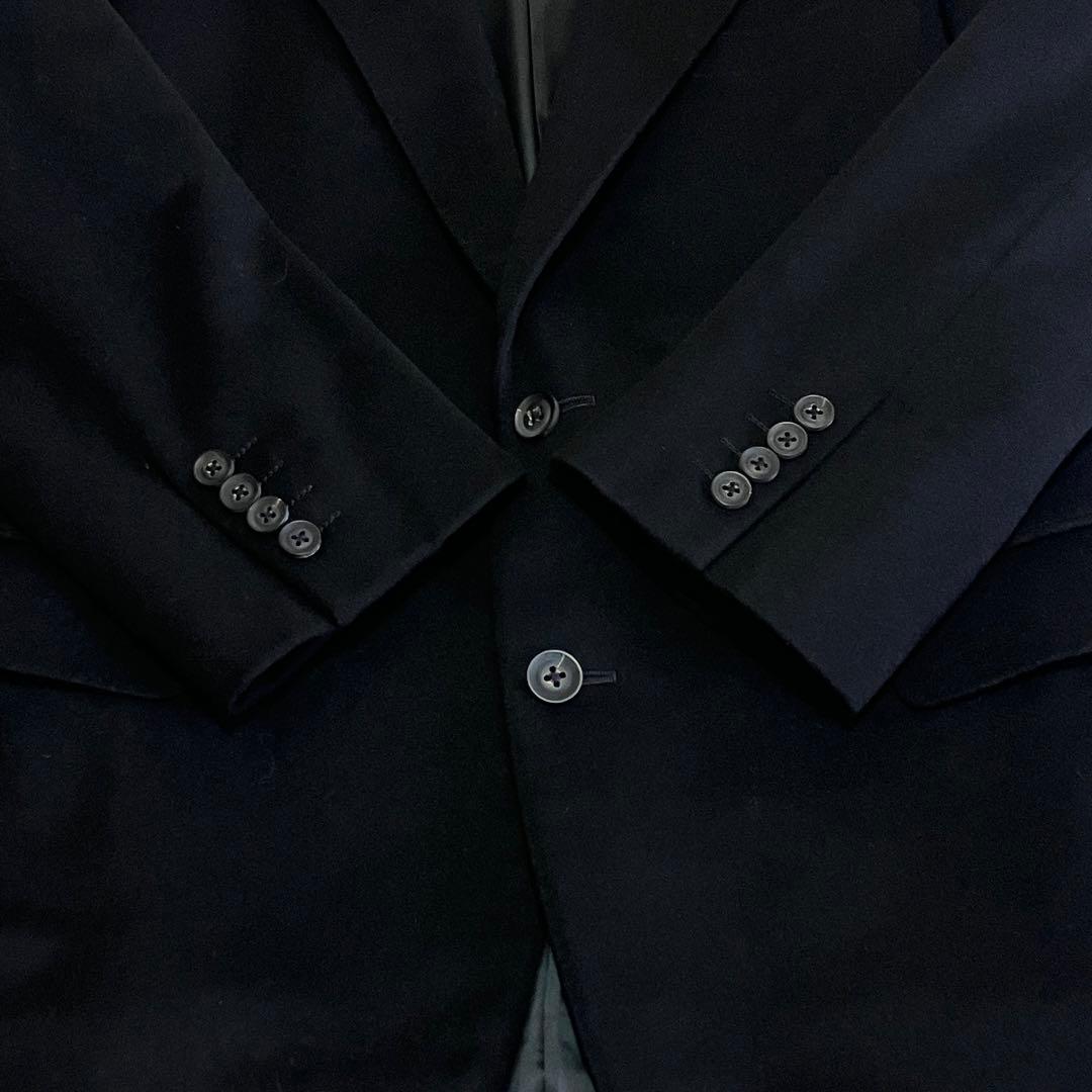 極美品 BURBERRY LONDON カシミヤ 100% ジャケット 黒