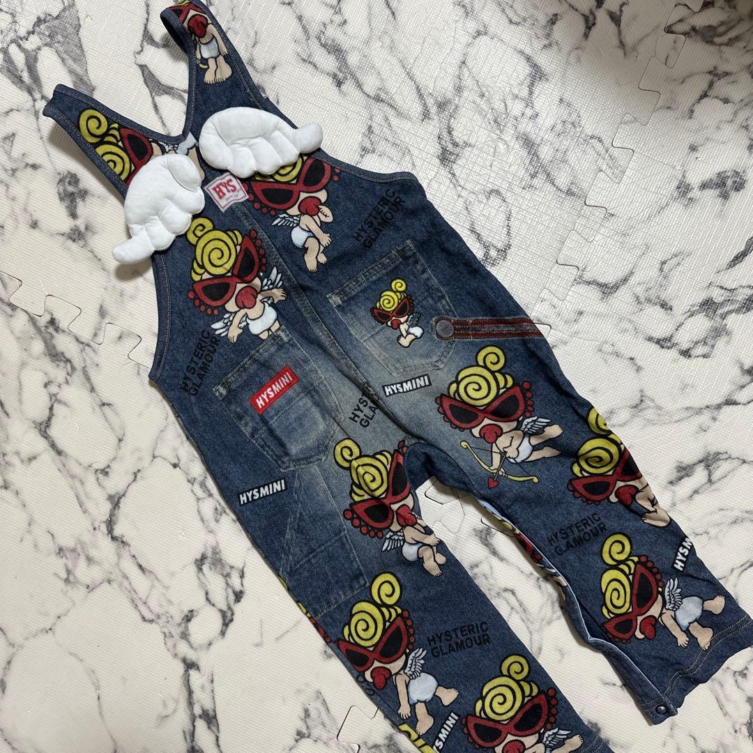 HYSTERIC MINI オーバーオール Sサイズ