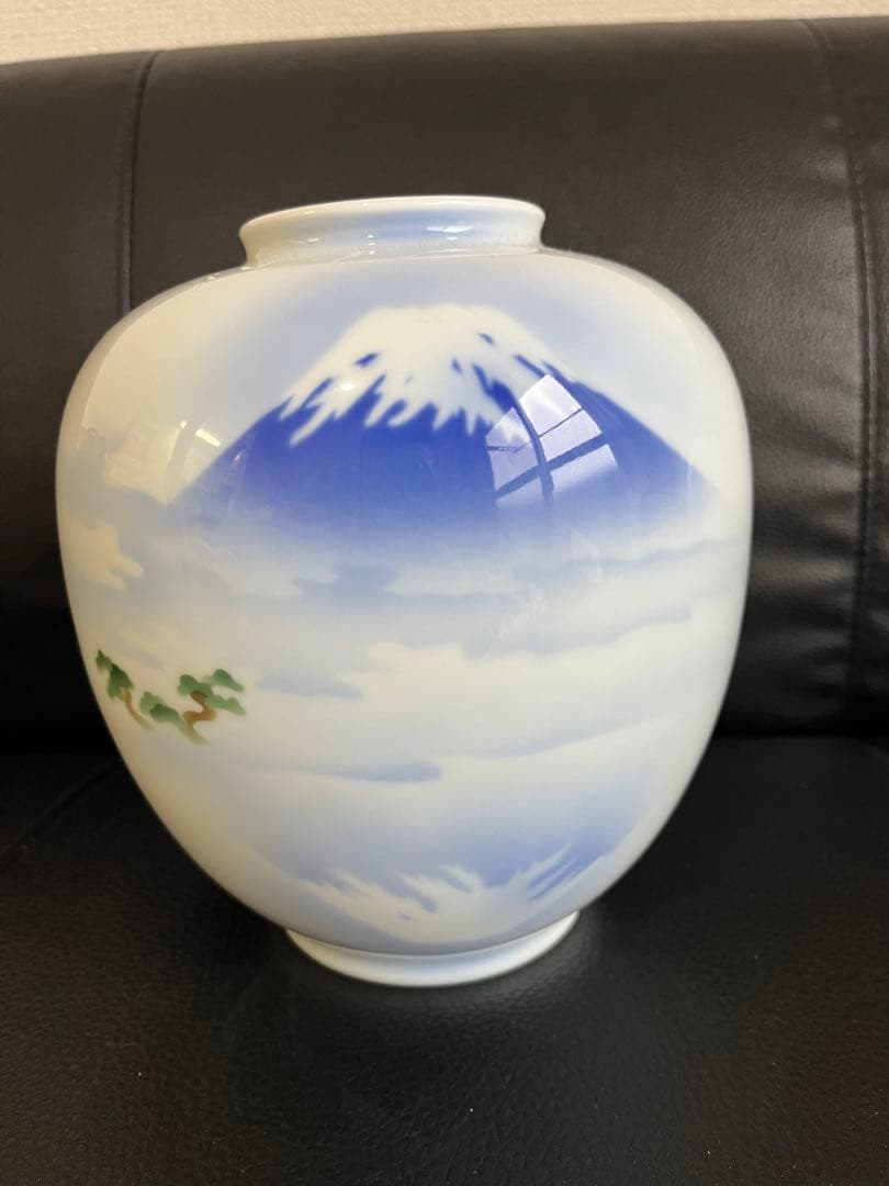 深川製磁 富士山 花瓶