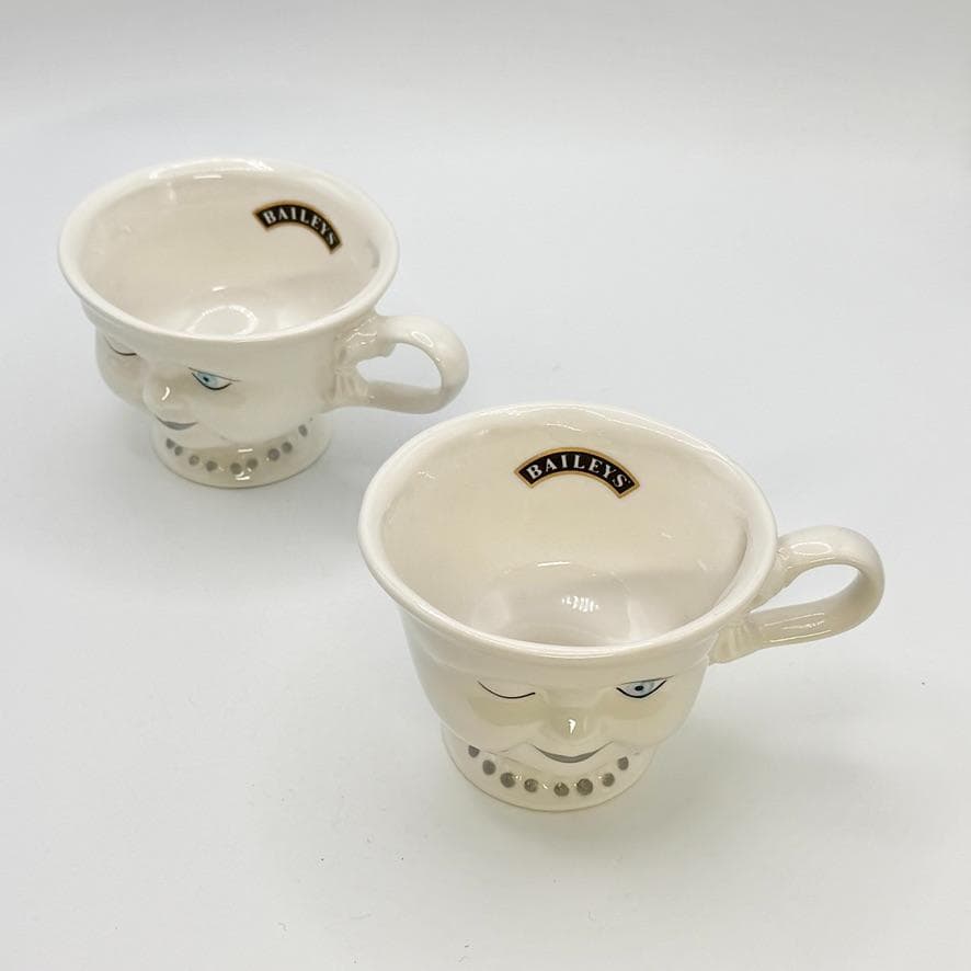 BAILEYS フェイスカップ ヘレンハント 2つセット ペア ベイリーズ 陶器
