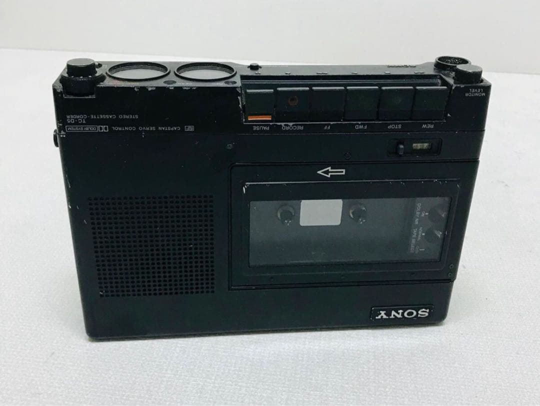 ソニー ポータブル カセットレコーダー デンスケ TC-D5動作確認済み