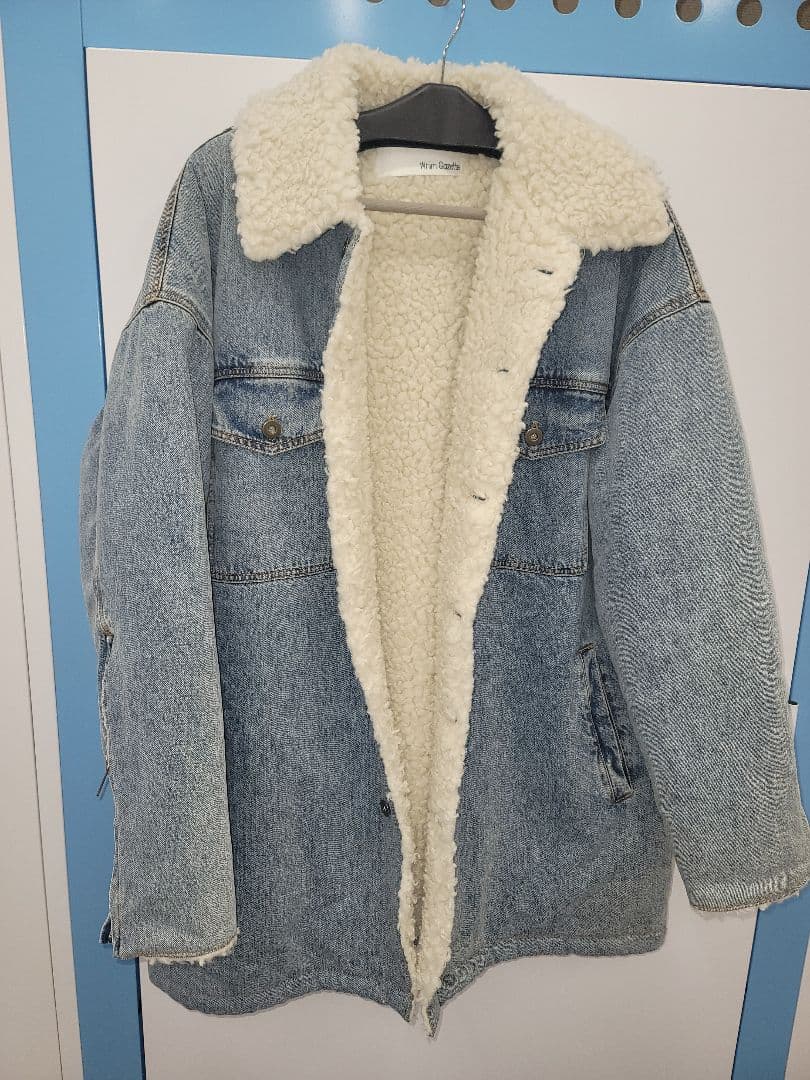 Whim Gazette DENIMボアブルゾン オーバーサイズウィムガゼット