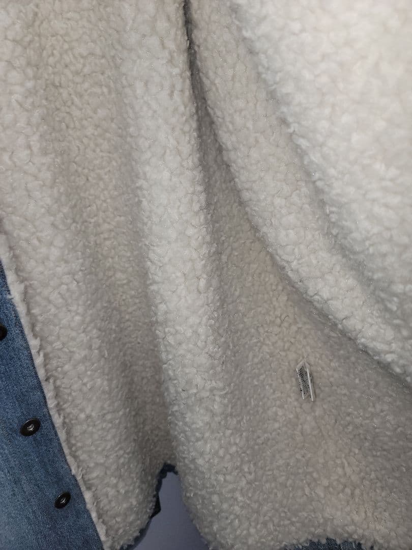 Whim Gazette DENIMボアブルゾン オーバーサイズウィムガゼット