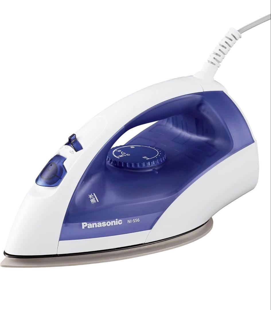 【新品送料込】パナソニック コード付きスチームアイロン ブルー NI-S56-A