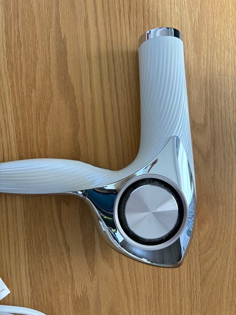 ホワイト ヘアドライヤー ダイヤル式スイッチ