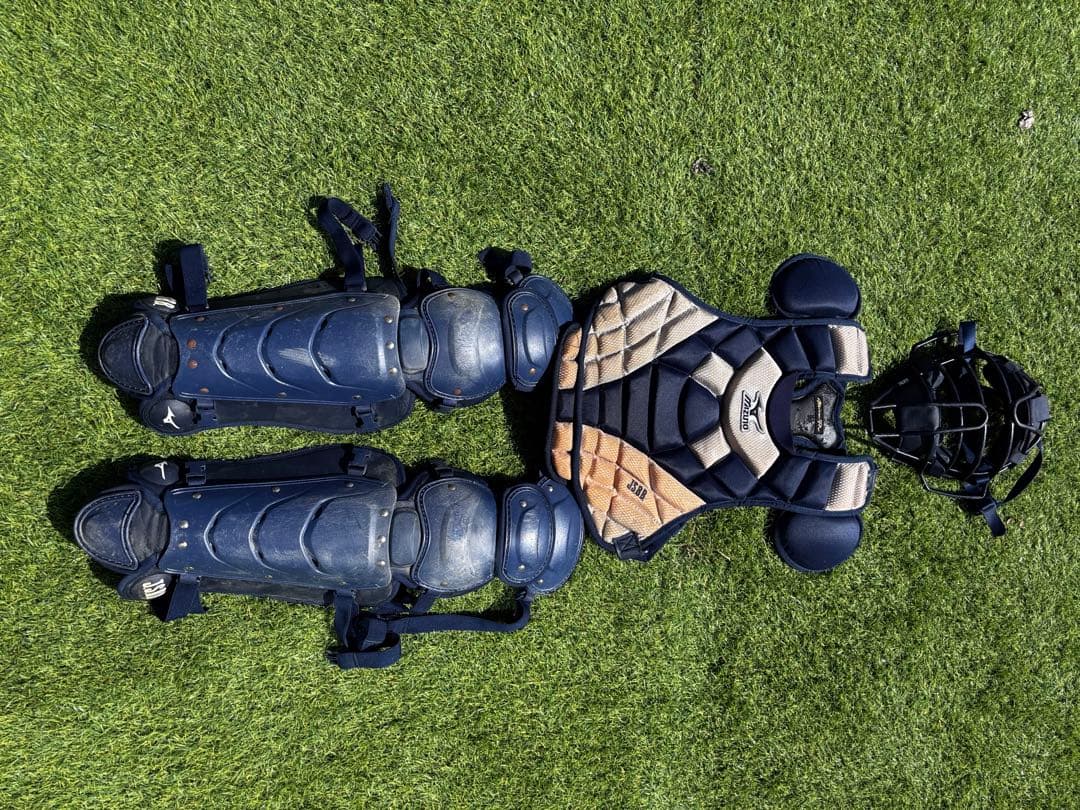 軟式用　キャッチャー防具　ミズノ