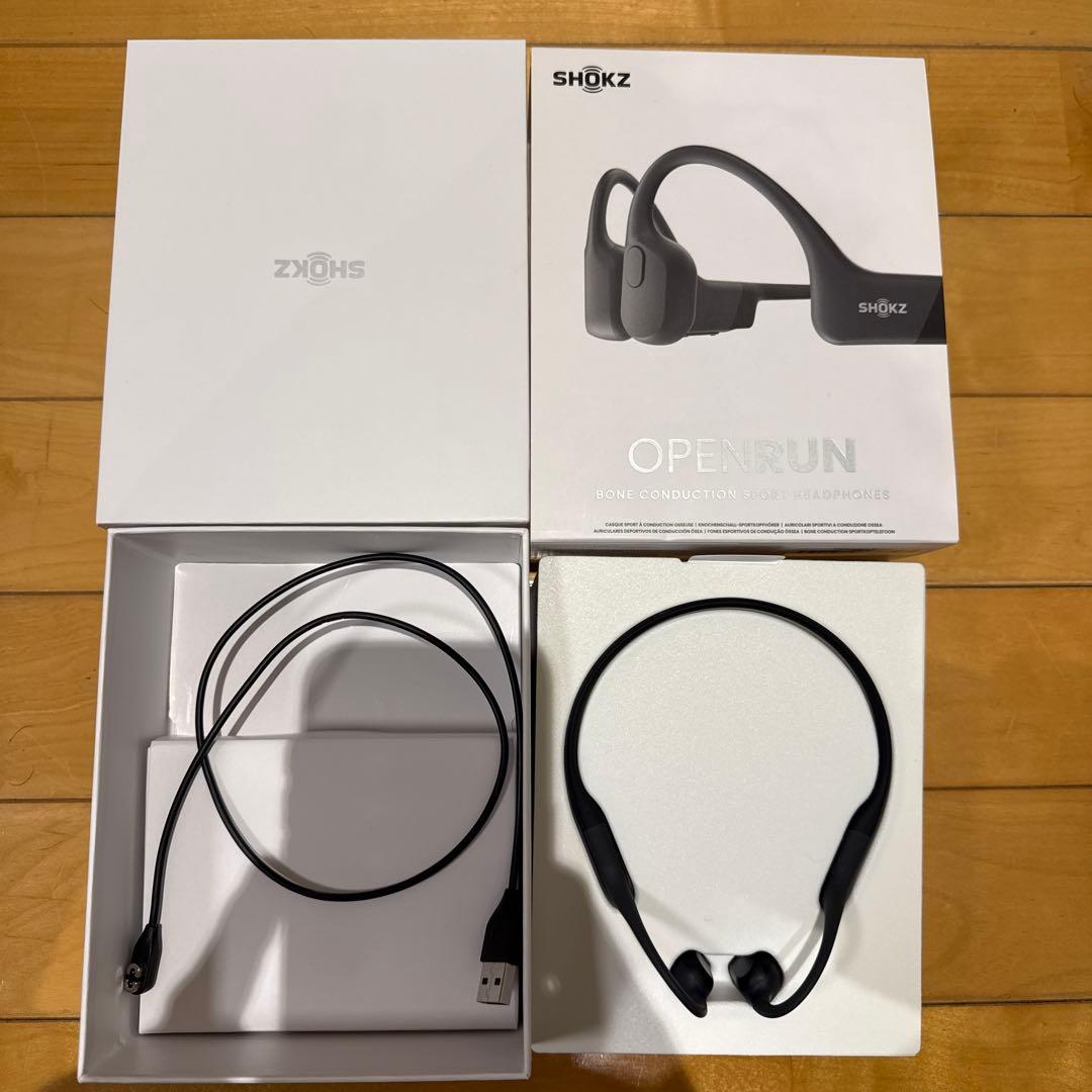 SHOKZ OPENRUN 骨伝導イヤホン S803 ブラック