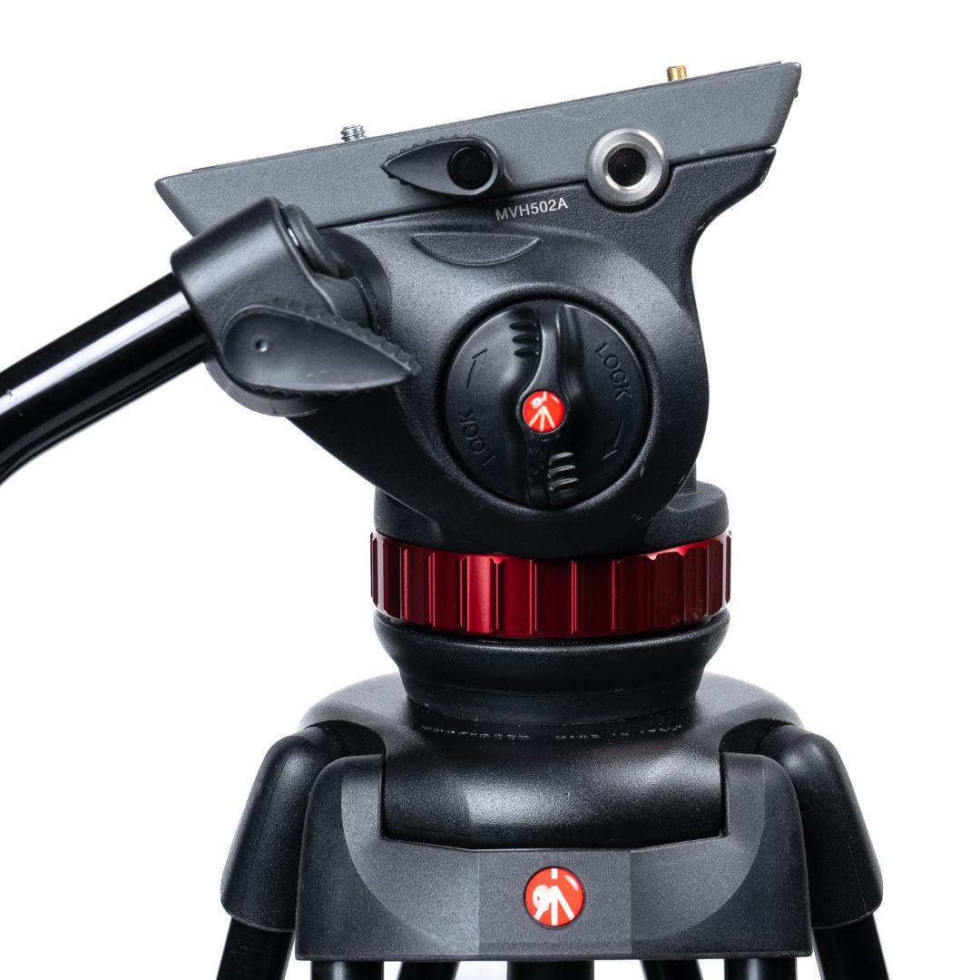美品 Manfrotto MVH502A 546GB-1 ビデオキットツインGS