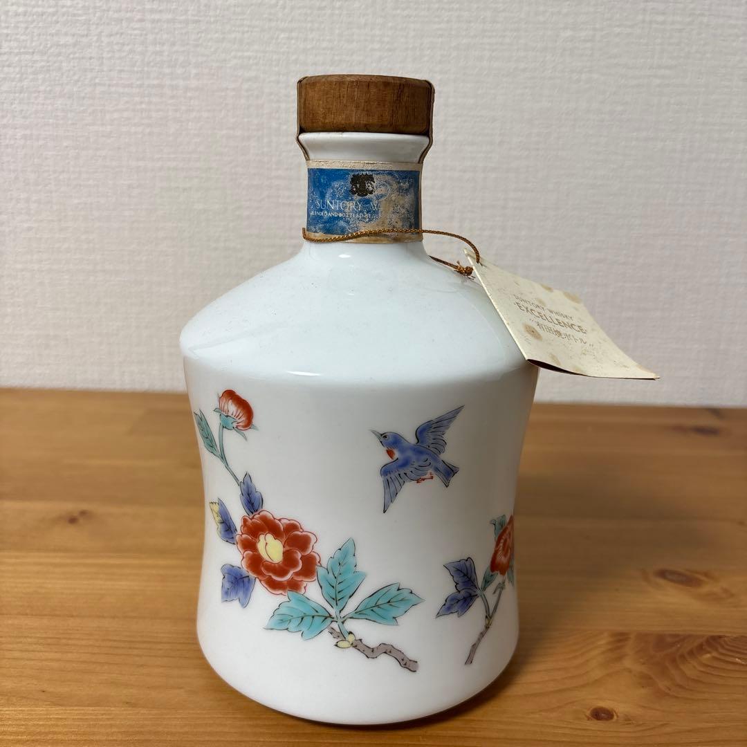 サントリーウイスキー　エクレンス　有田焼ボトル　陶器　未開封❶