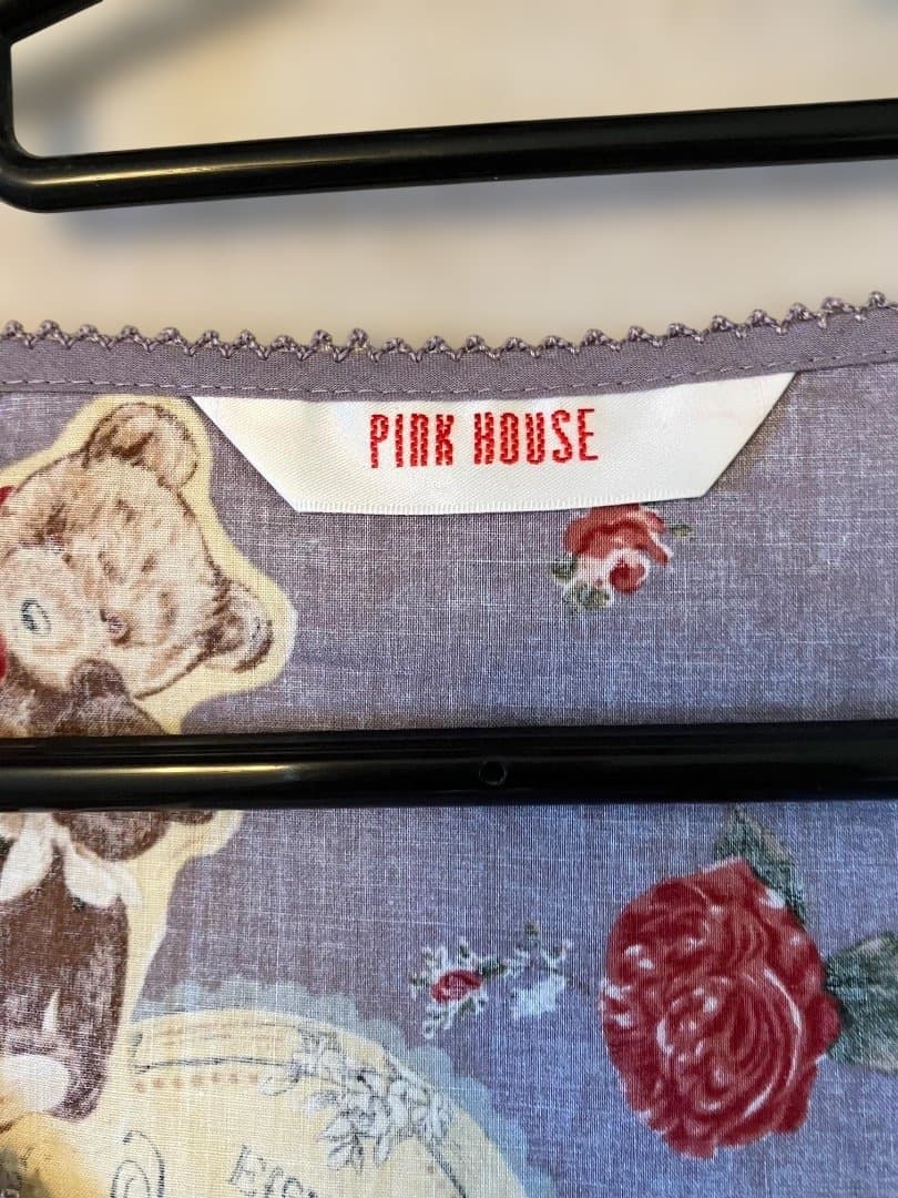 極美品フレンズプリントミディワンピース/パープル