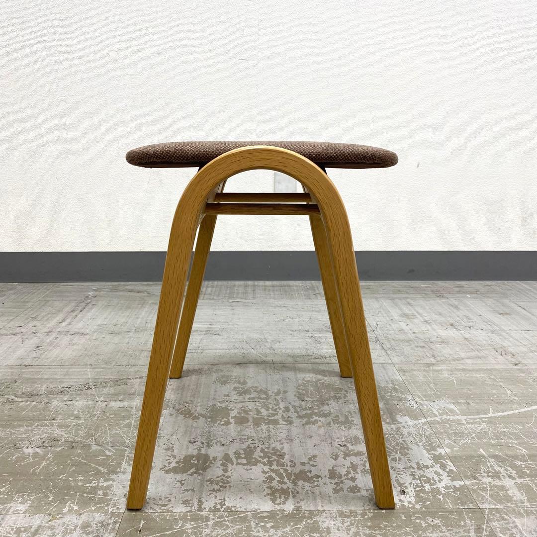 秋田木工 No.202 スツール ナラ材 スタッキングチェア 椅子 1