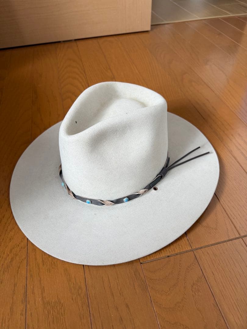 最終値下げ！STETSON フェルトハット ベージュ ウエスタンハット
