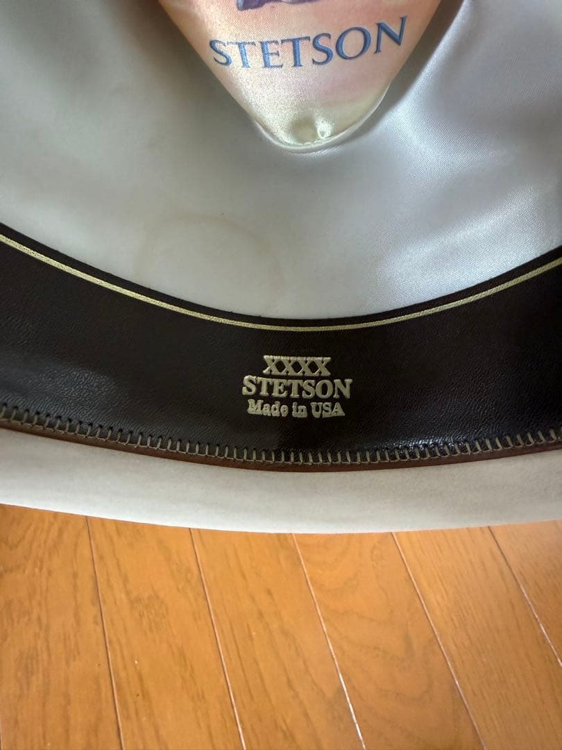 最終値下げ！STETSON フェルトハット ベージュ ウエスタンハット
