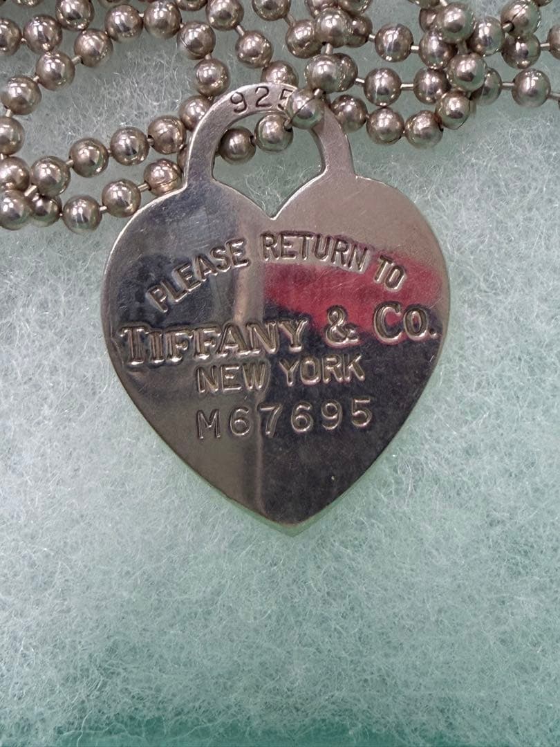 am美品✨ティファニー リターントゥ ハート ボールチェーン ロング
