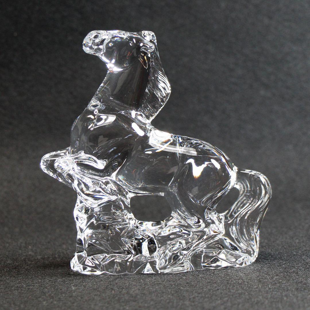 バカラ　クリスタル　干支　馬