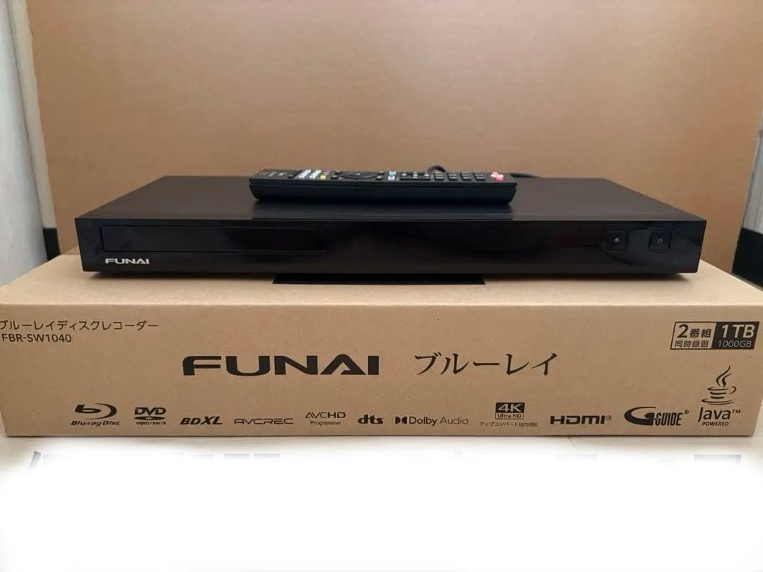 FUNAI ブルーレイディスクレコーダー FBR-SW1040 1TB