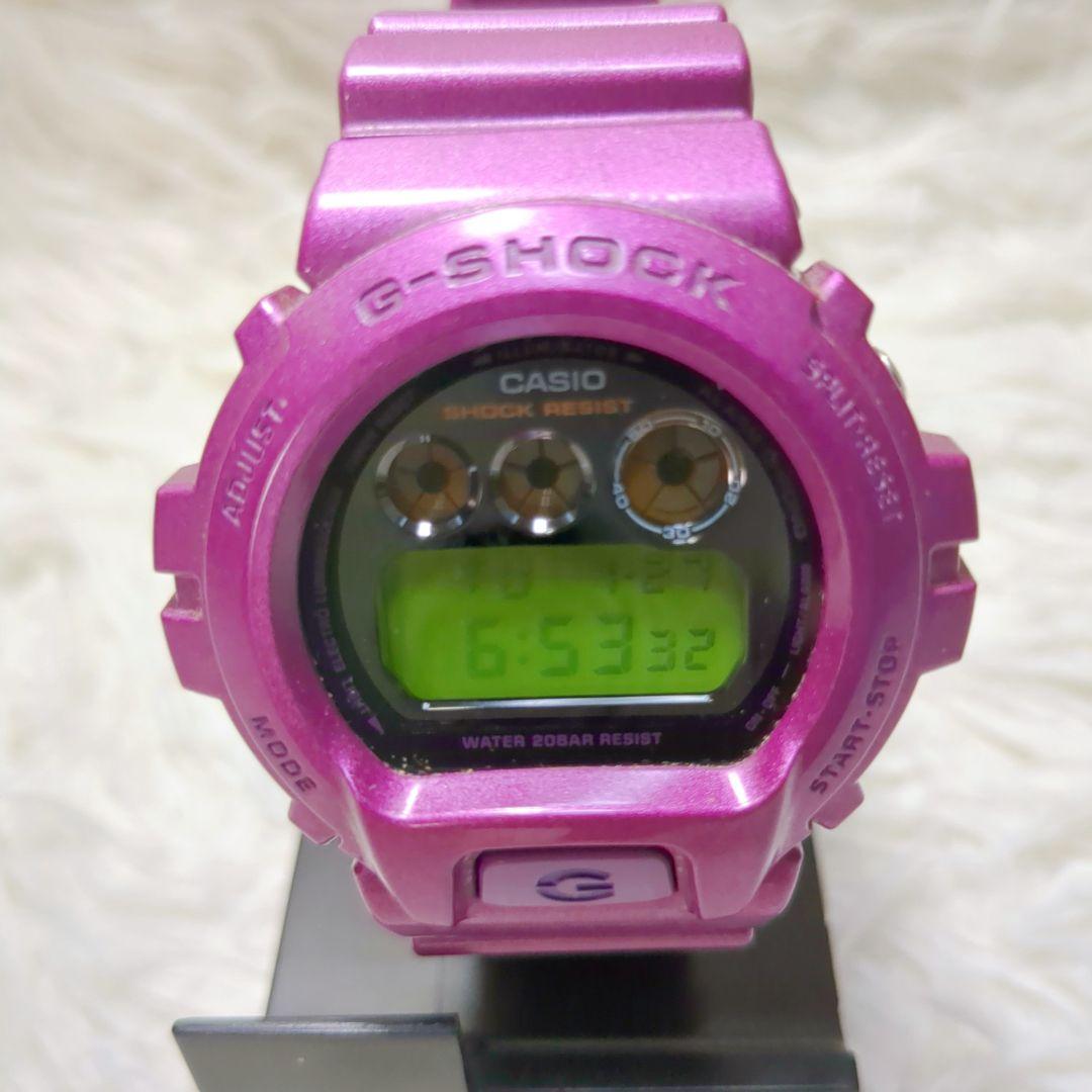 未使用 電池交換済 CASIO G-SHOCK DW-6900NB 希少パープル