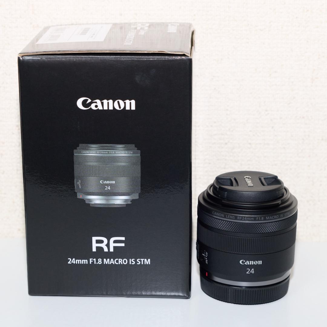 【使用回数１回 美品！】キヤノン Canon RF24mm F1.8 MACRO