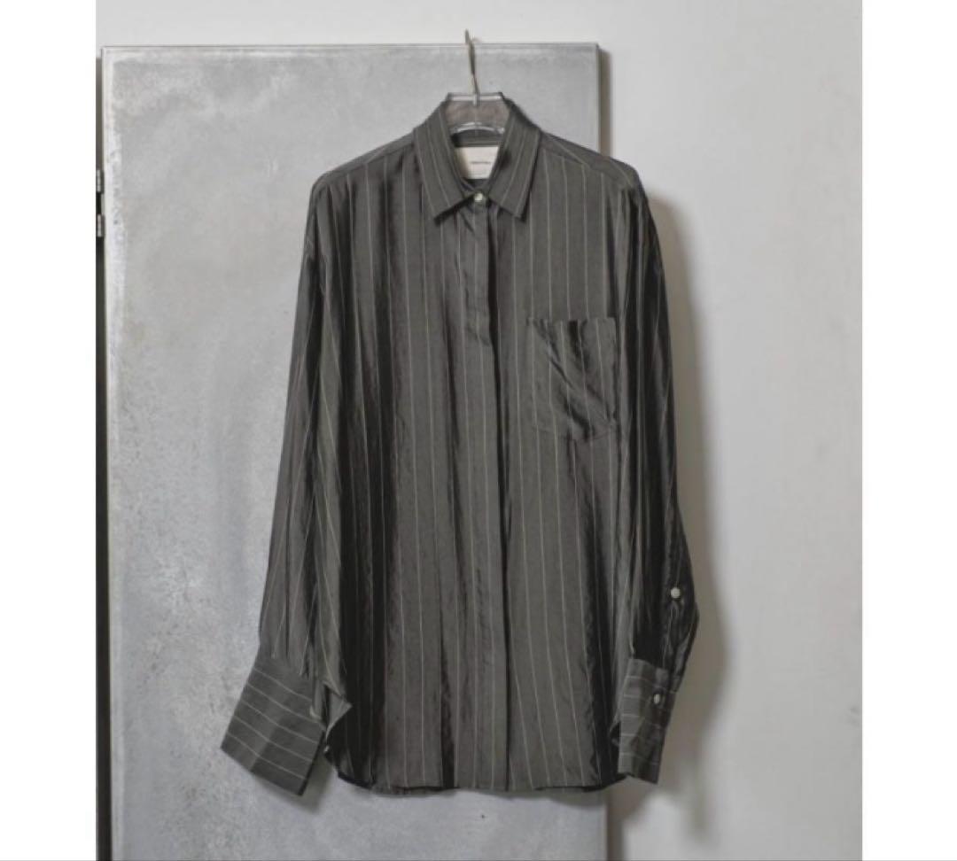 TODAYFUL Stripe Silky Shirts 未使用
