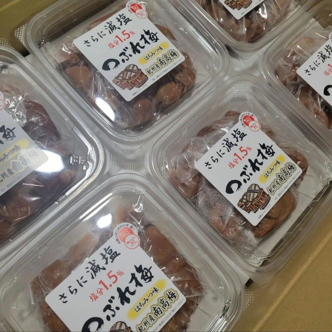 サマーセール　紀州南高梅つぶれ梅　蜂蜜味300g×12パック