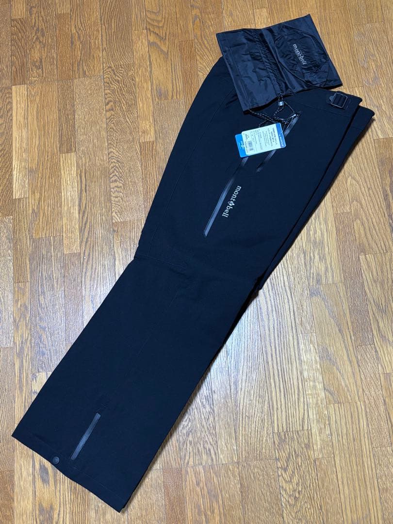 【新品】モンベル ドライテックインシュレーテッドパンツ ブラック サイズL-S