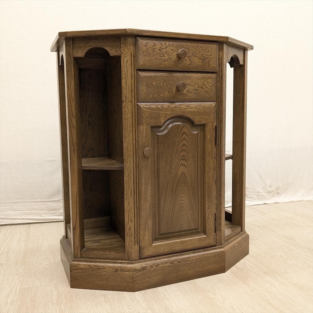 美品　山室家具　旭川家具　エスポアール　ホールキャビネット　コンソール　収納棚