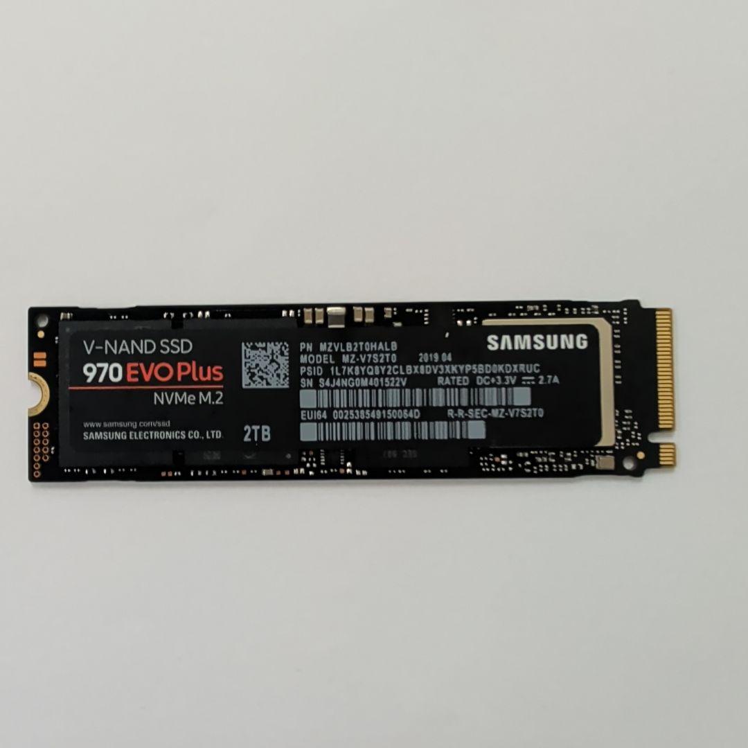 内蔵型SSD Samsung 970 EVO Plus 2TB NVMe M.2 SSD