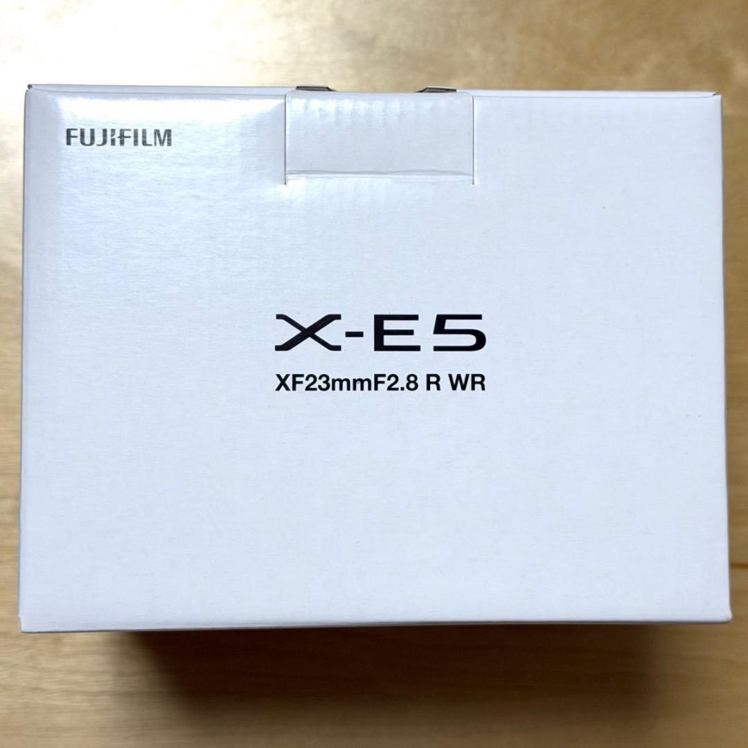 FUJIFILM X-E5 XF23mm レンズキット シルバー