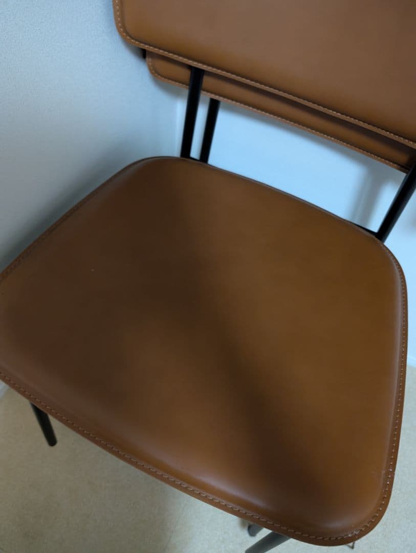 カリガリス　フィフティーズ　ダイニング　チェア　ブラウン　①