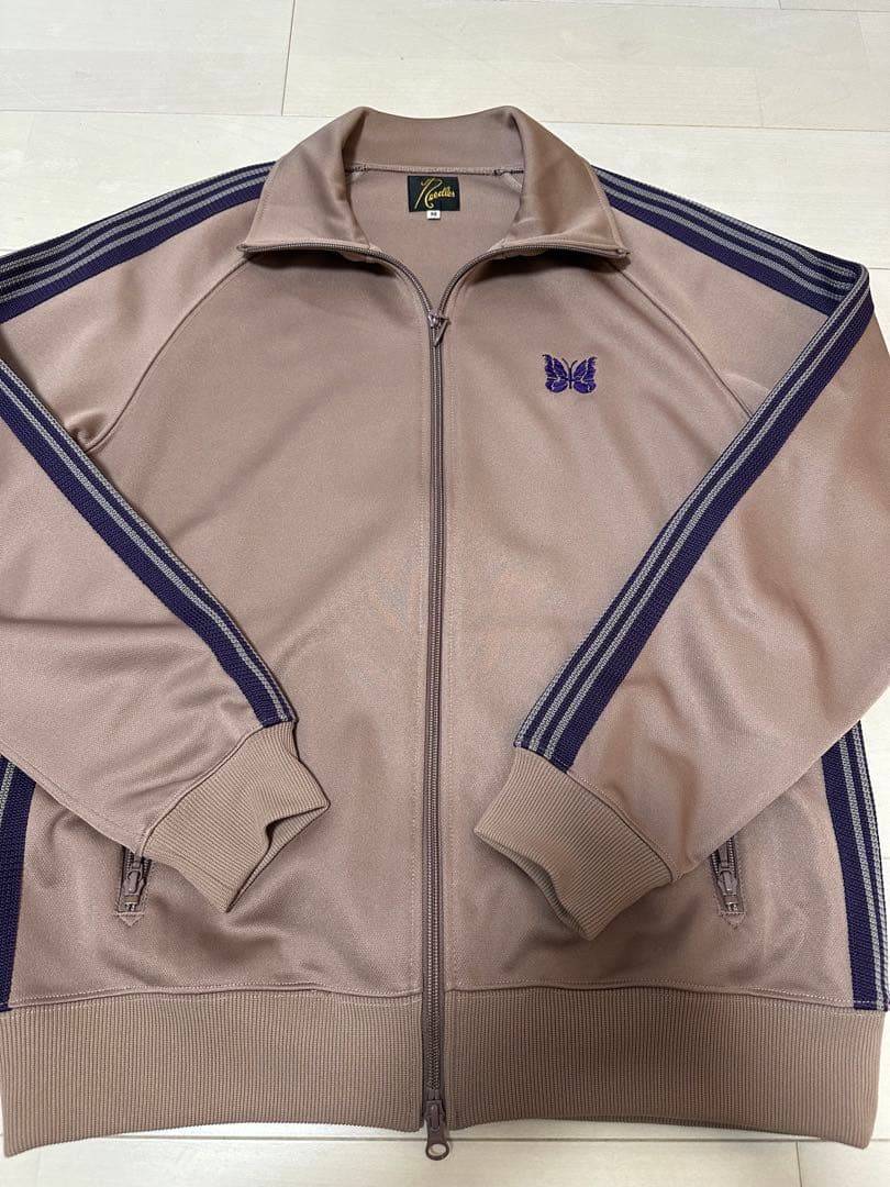 【A プロフ必読様】Needles トラックジャケットM taupe